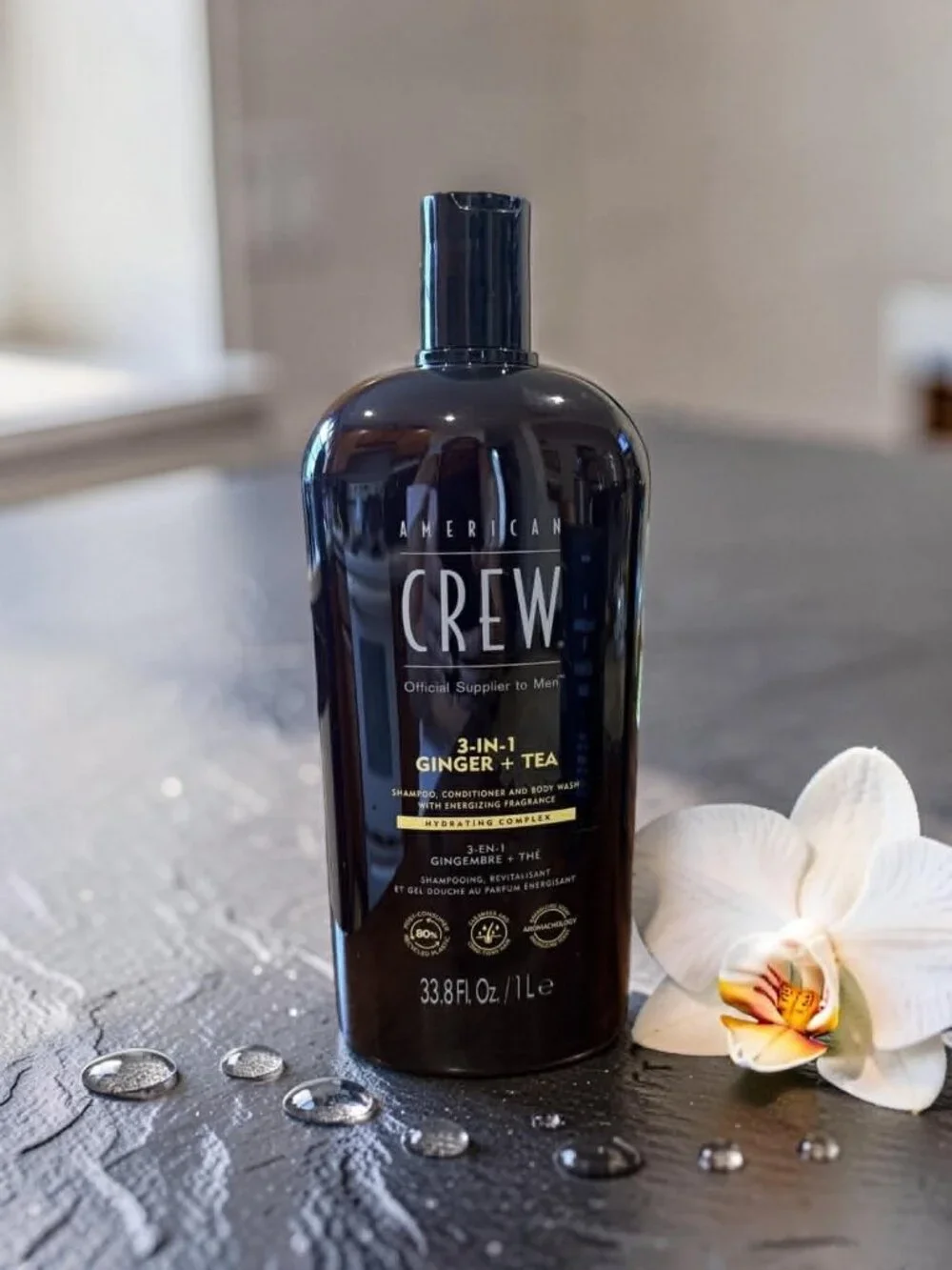 American Crew 3‑in‑1 Ginger Tea Shampoo, Conditioner & Body Wash 33.8 oz